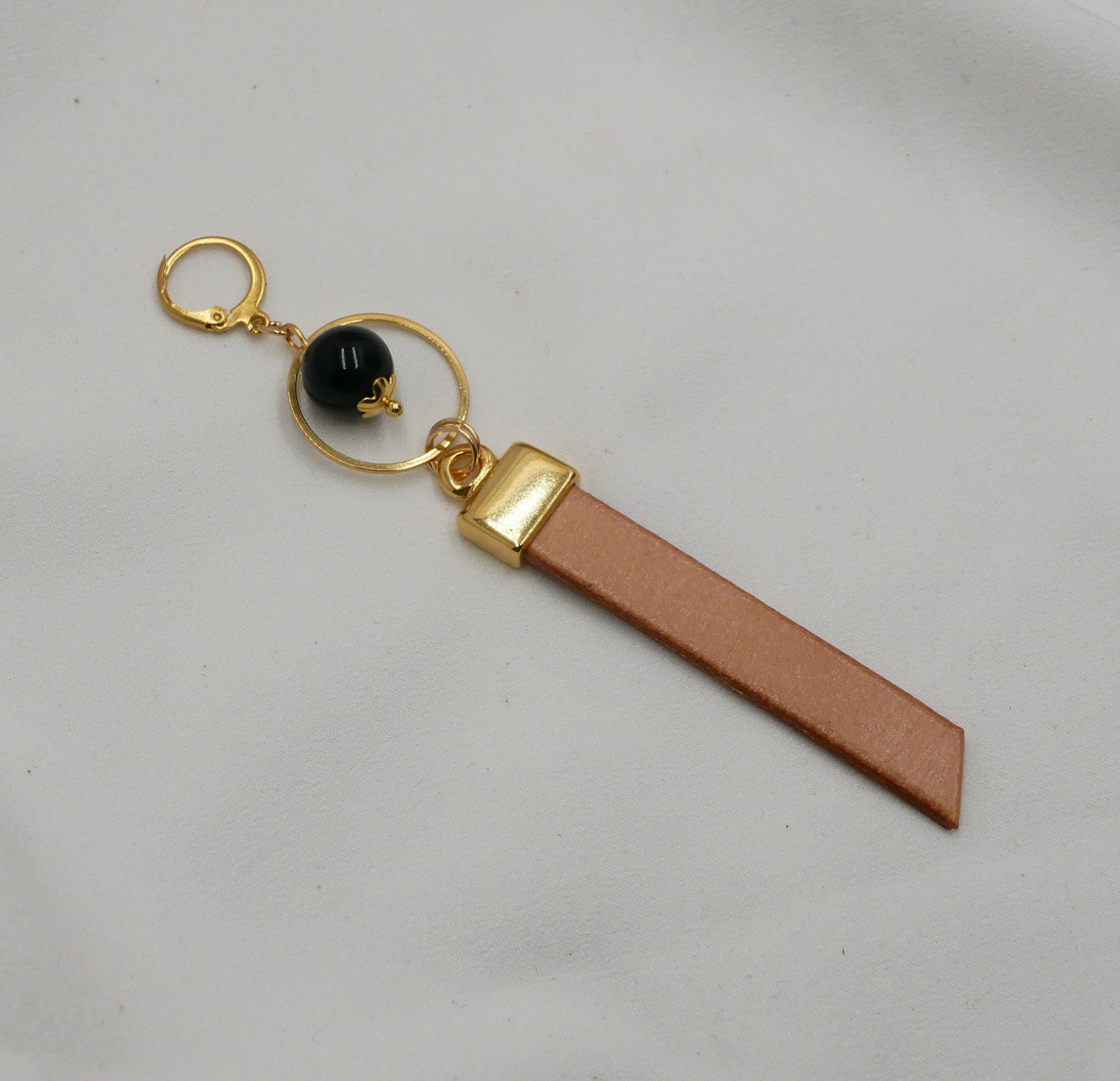 Solo lang &oslash;rering i guld L&aelig;der Sort eller farve efter eget valg