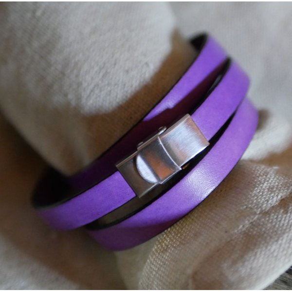 L&aelig;der- og perlearmb&aring;nd til kvinder til personlig tilpasning 