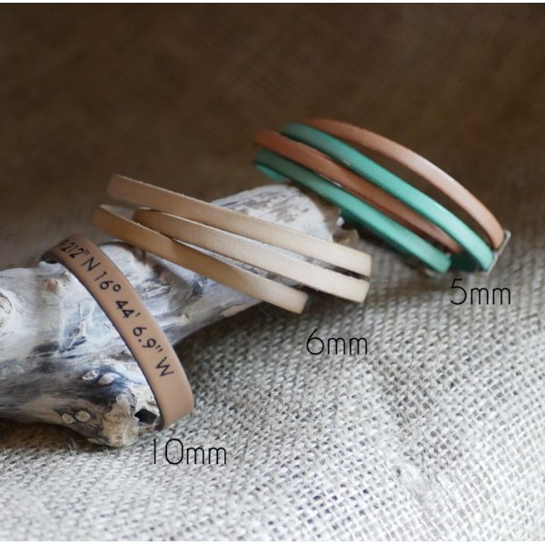 L&aelig;derarmb&aring;nd til kvinder, 3 omgange, medium bredde