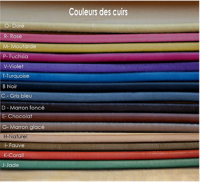 Boucles d'oreilles en cuir perle en pierre olivine