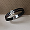 Bracelet cuir homme tressé triangle