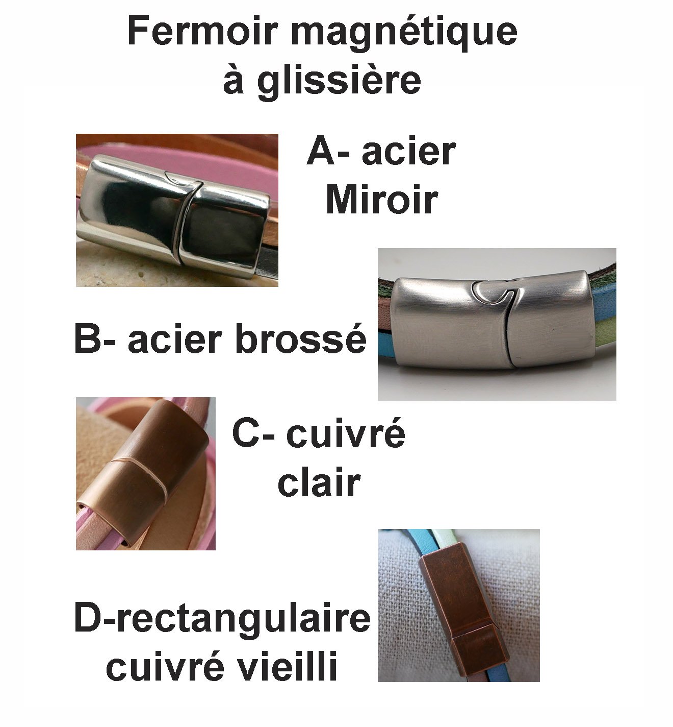 Multi-l&aelig;dermanchetarmb&aring;nd i toniske farver
