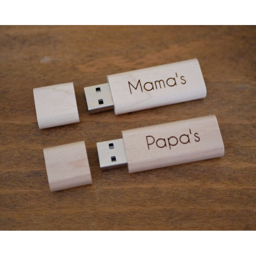 Gaveæske til mænd med graveret USB-nøgle + læderarmbånd, der kan tilpasses + macramé-nøglering 