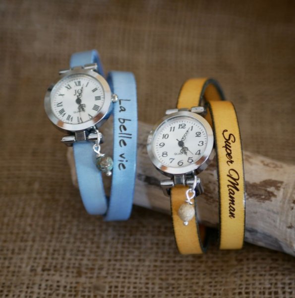 L&aelig;derarmb&aring;ndsur 2 omgange kan tilpasses med s&oslash;lvfarvet urskive