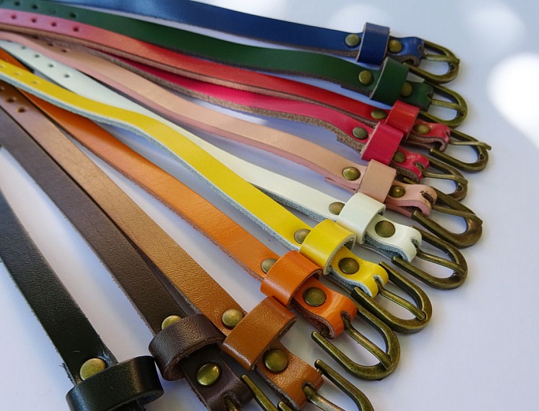 Ur med lava sten charme og l&aelig;derrem efter eget valg