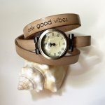 Tilpasbart triple tour ur med bronze urskive 