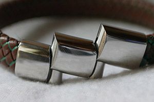 Børstet stål med forlængelse (+ 2.50 €)